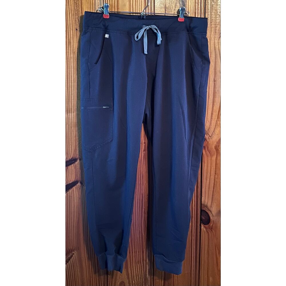 FIGS Zamora Joggers Women’s Scrub Bottoms Navy Blue medical nurse large